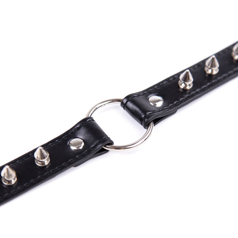 OHMAMA FETISH - COLLAR DE PINCHOS Y ANILLA