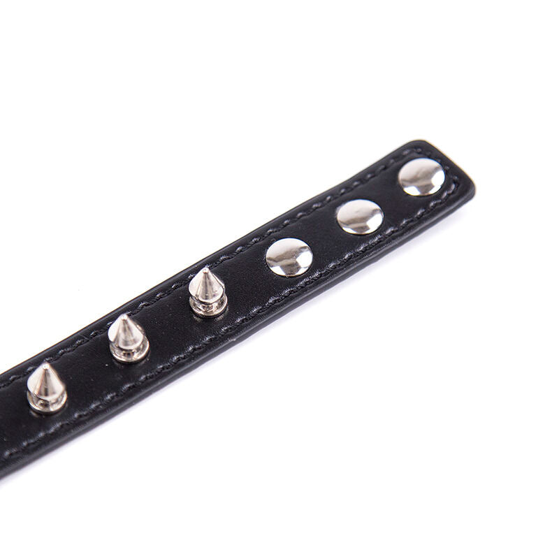 OHMAMA FETISH - COLLAR DE PINCHOS Y ANILLA