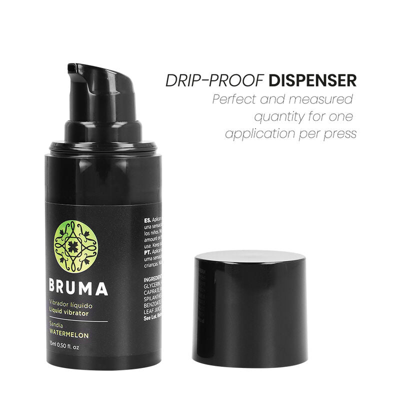 BRUMA - POTENTE GEL VIBRADOR LÍQUIDO SANDÍA 15 ML