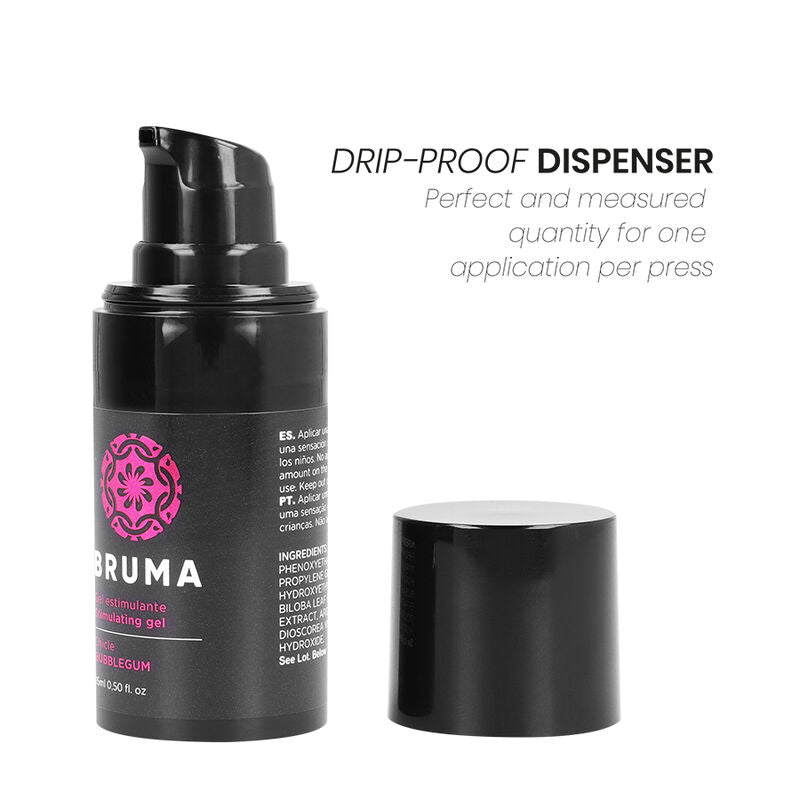 BRUMA - POTENTE GEL INTENSIFICADOR ORGASMOS SABOR CHICLE 15 ML