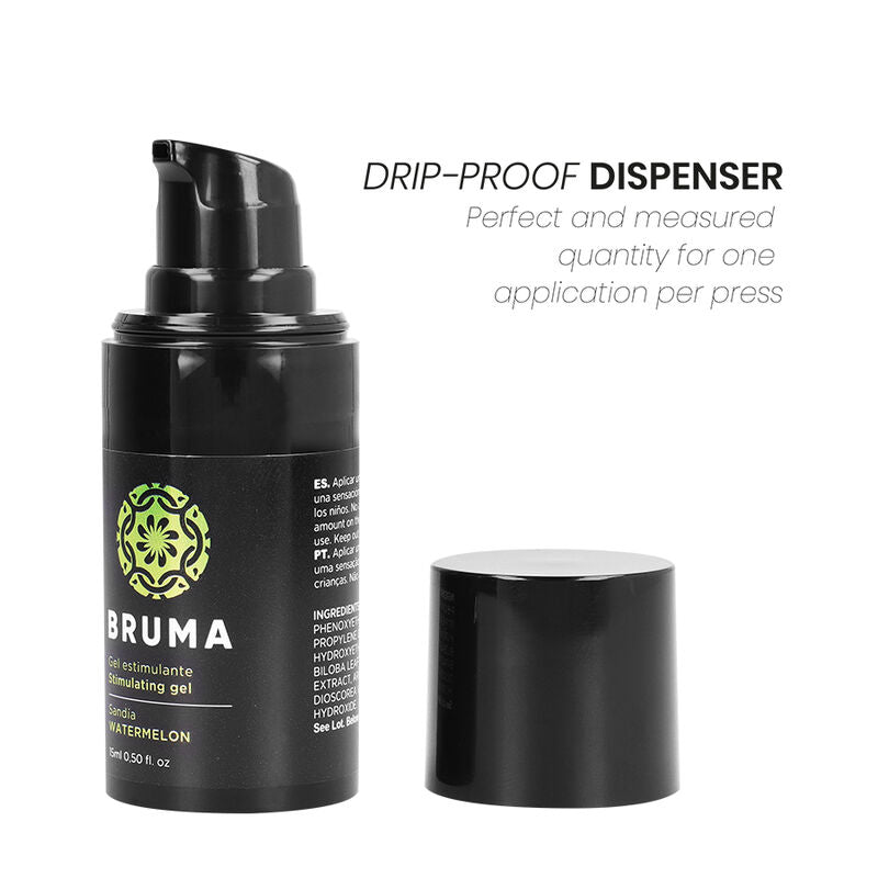 BRUMA - POTENTE GEL INTENSIFICADOR ORGASMOS SABOR SANDÍA 15 ML