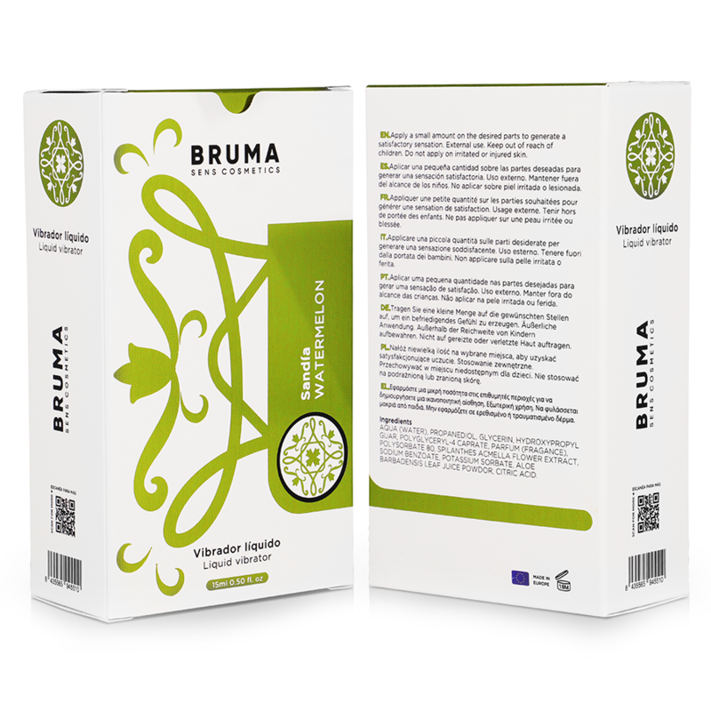 BRUMA - POTENTE GEL VIBRADOR LÍQUIDO SANDÍA 15 ML