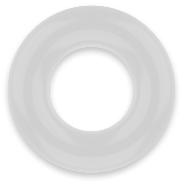 POWERING - SUPER FLEXIBLE Y RESISTENTE ANILLO PENE 3.8CM PR04 CLEAR