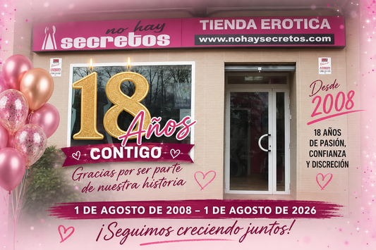 No Hay Secretos cumple 18 años: celebra con nosotros un aniversario lleno de sorpresas, descuentos y regalos