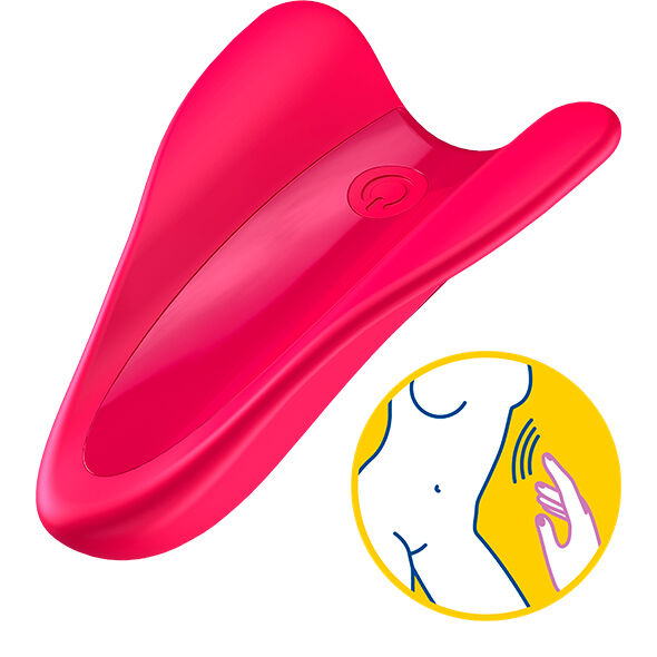 SATISFYER - HIGH FLY VIBRADOR DEDAL FUCHSIA