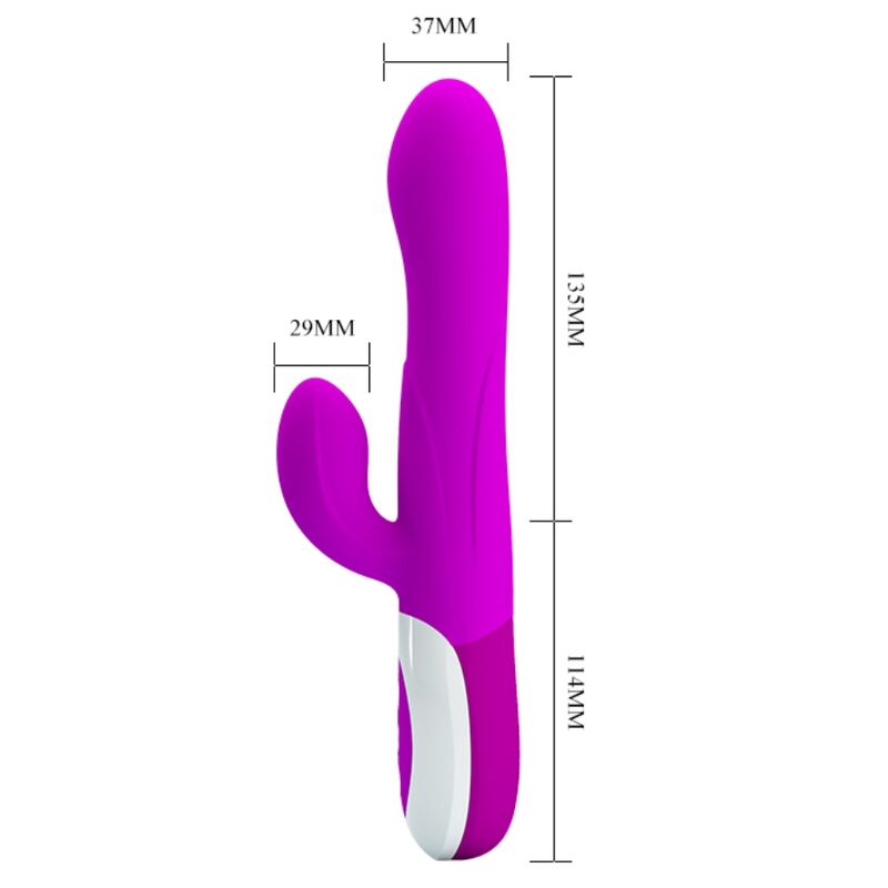 PRETTY LOVE - DEMPSEY VIBRADOR HINCHABLE RECARGABLE