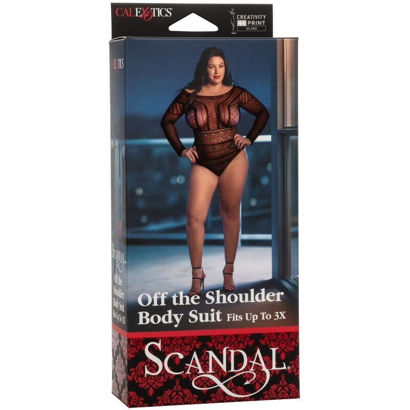 CALEXOTICS - SCANDAL TEDDY PLUS SIZE