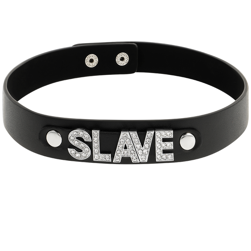 COQUETTE CHIC DESIRE - CHOKER CUERO VEGANO SLAVE