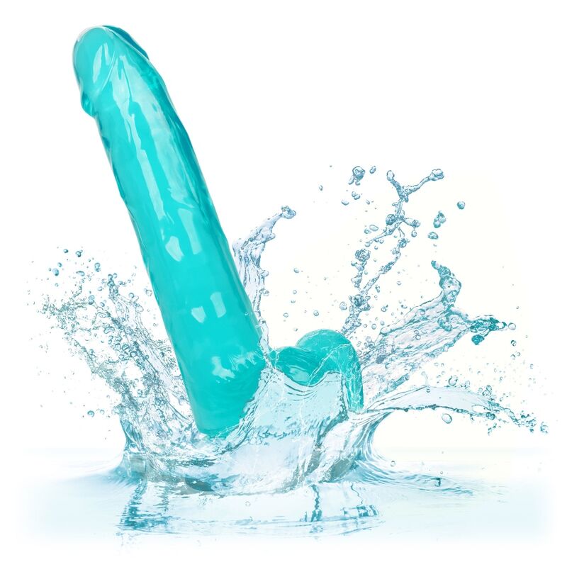 CALEXOTICS - SIZE QUEEN DILDO AZUL 20.3 CM