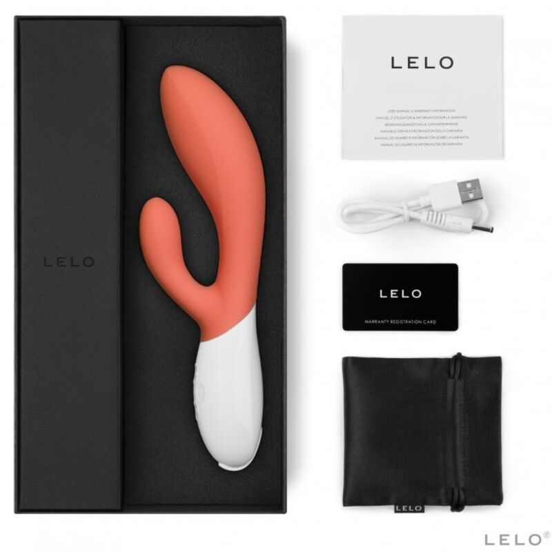 LELO - INA 3 VIBRADOR RABBIT LUJO CORAL