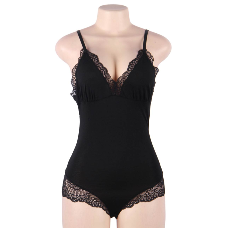 QUEEN LINGERIE - TEDDY DE ENCAJES S/M