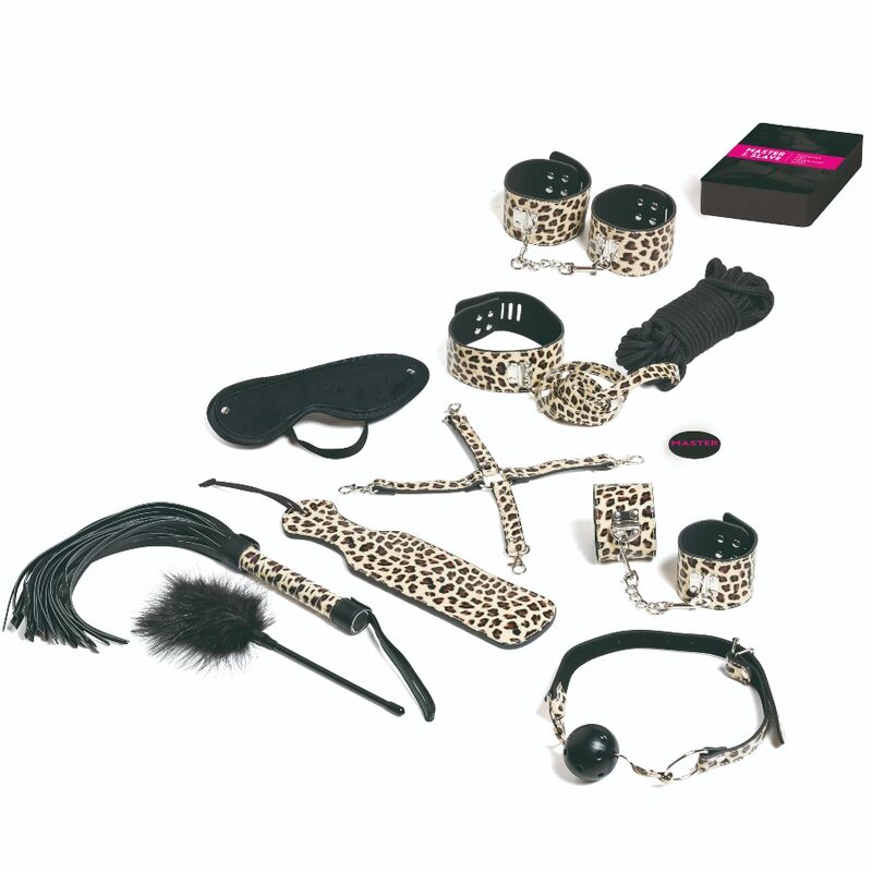 TEASE & PLEASE - JUEGO 13 ACCESORIOS BONDAGE