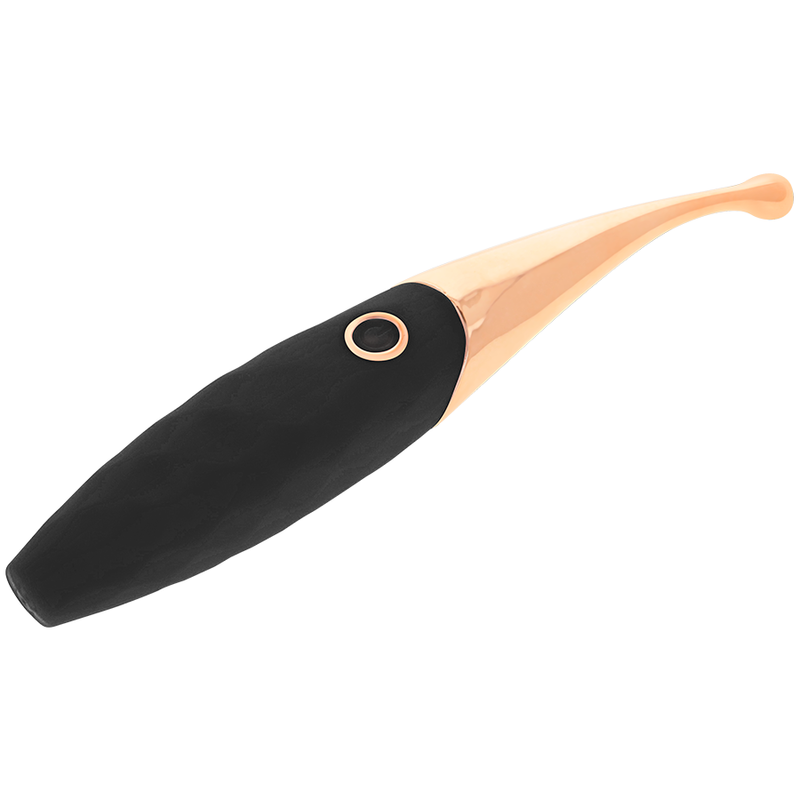 OHMAMA - ESTIMULADOR CLITORIS RECARGABLE 36 MODOS  NEGRO-PINKGOLD