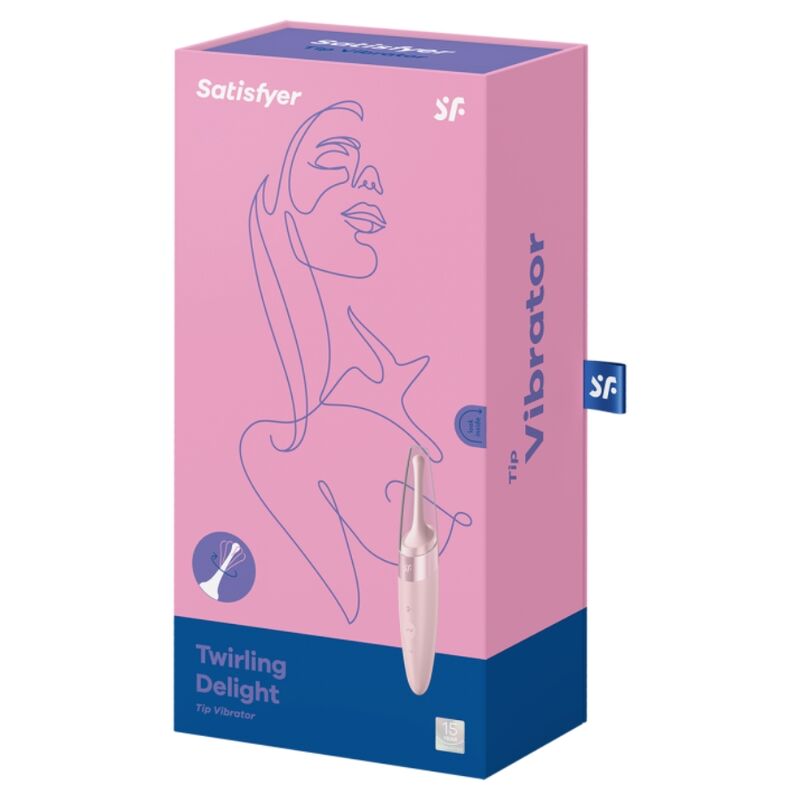 SATISFYER - TWIRLING DELIGHT ESTIMULADOR CLITORIS ROSA