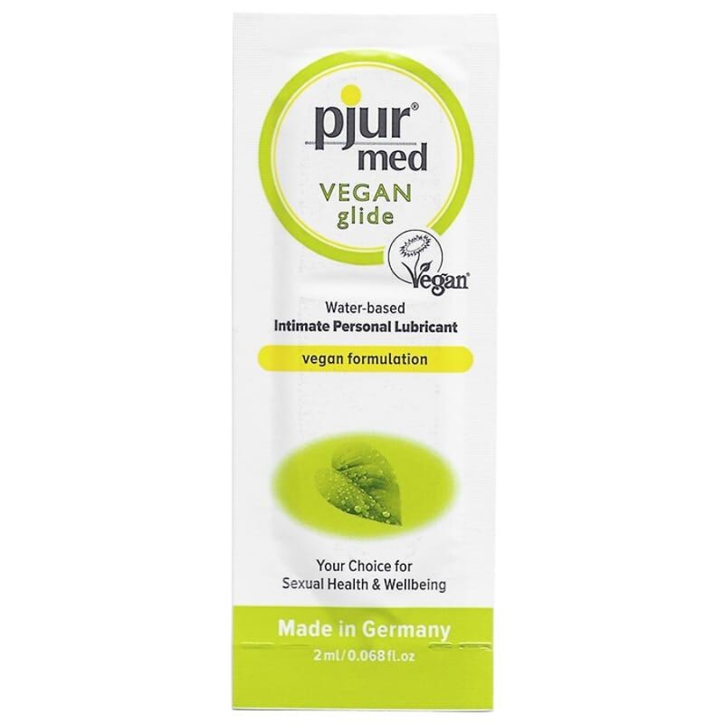 PJUR - MED VEGAN GLIDE LUBRICANTE BASE AGUA 2 ML