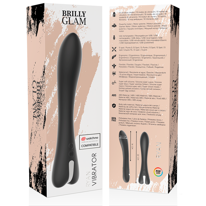 BRILLY GLAM - RYAN VIBRADOR COMPATIBLE CON WATCHME WIRELESS TECHNOLOGY