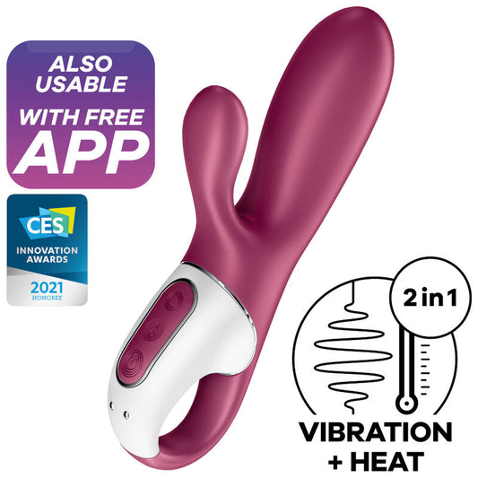 SATISFYER - HOT BUNNY VIBRADOR PUNTO G