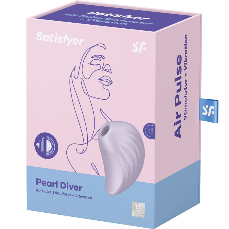 SATISFYER - PEARL DIVER ESTIMULADOR Y VIBRADOR VERDE