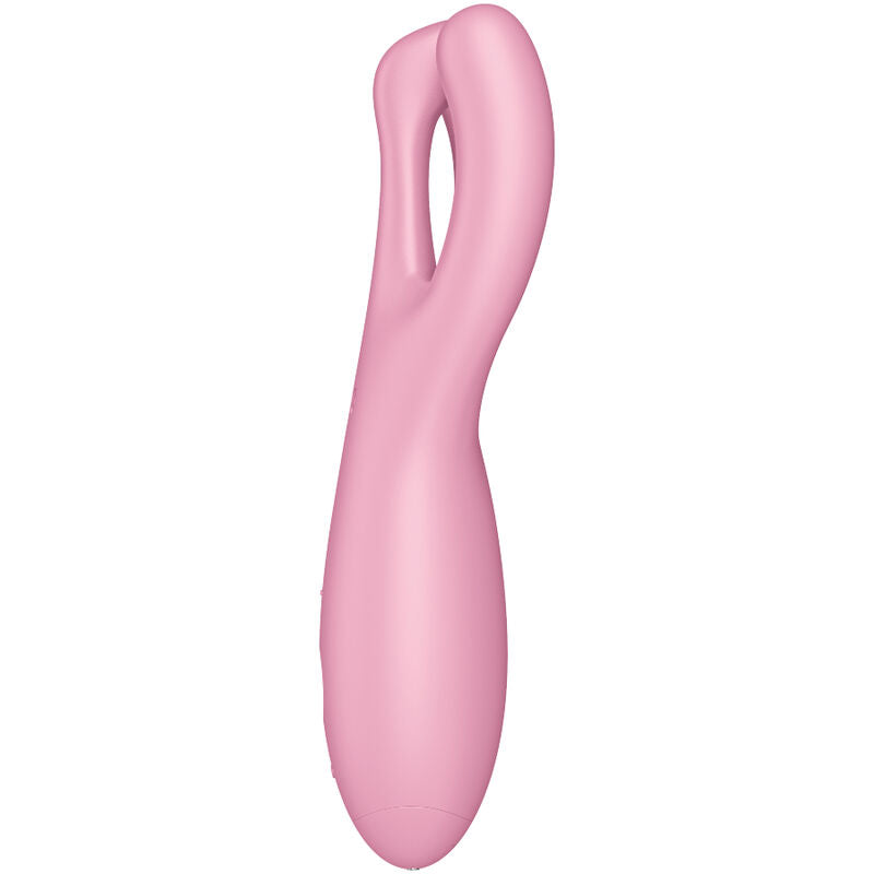 SATISFYER - THREESOME 4 VIBRADOR APP ROSA