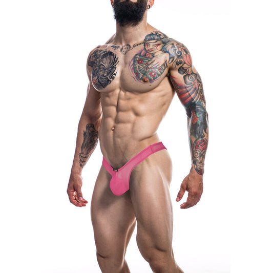 CUT4MEN - TANGA CON REALCE FUCSIA XL