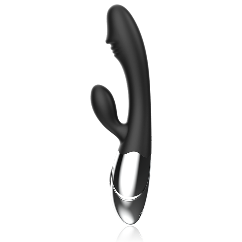 BLACK&SILVER - KALEB VIBRADOR RABBIT SILICON MILTI FUNCION