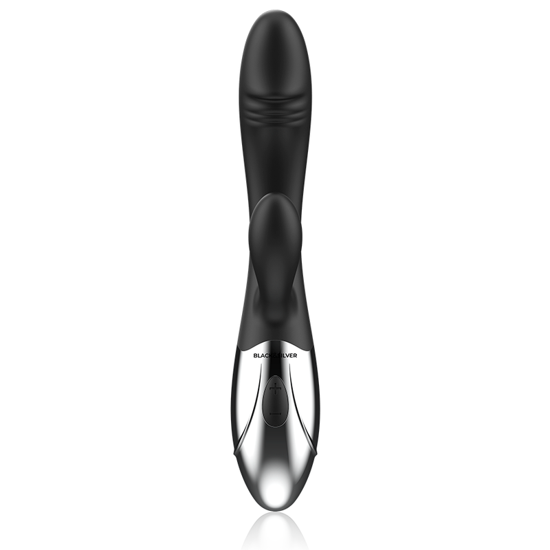 BLACK&SILVER - KALEB VIBRADOR RABBIT SILICON MILTI FUNCION