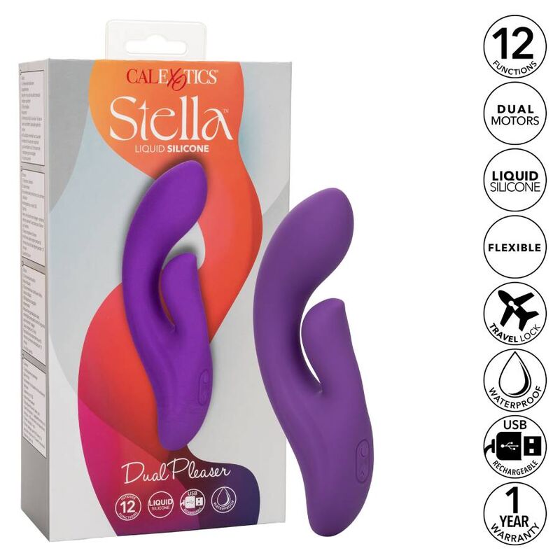 CALEXOTICS - STELLA DUAL PLEASER VIOLETA