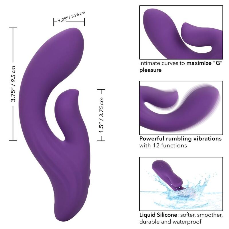 CALEXOTICS - STELLA DUAL PLEASER VIOLETA