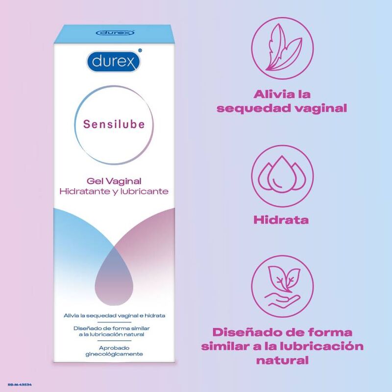 DUREX - SENSILUBE GEL HIDRATANTE Y LUBRICANTE 40 ML