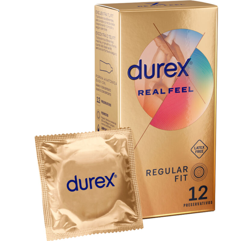 DUREX - REAL FEEL 12 UNIDADES