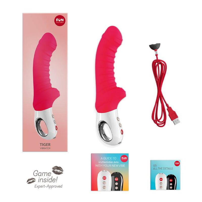 FUN FACTORY - TIGER G5 VIBRADOR INDIA RED