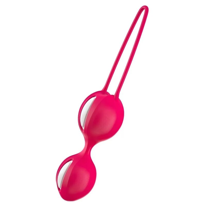 FUN FACTORY - SMARTBALLS BOLAS PELVICAS DUO BLANCO/ROJO