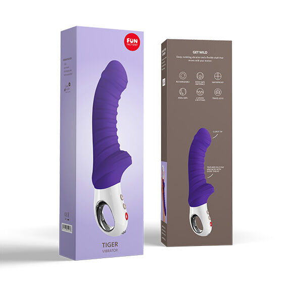 FUN FACTORY - TIGER G5 VIBRADOR VIOLETA