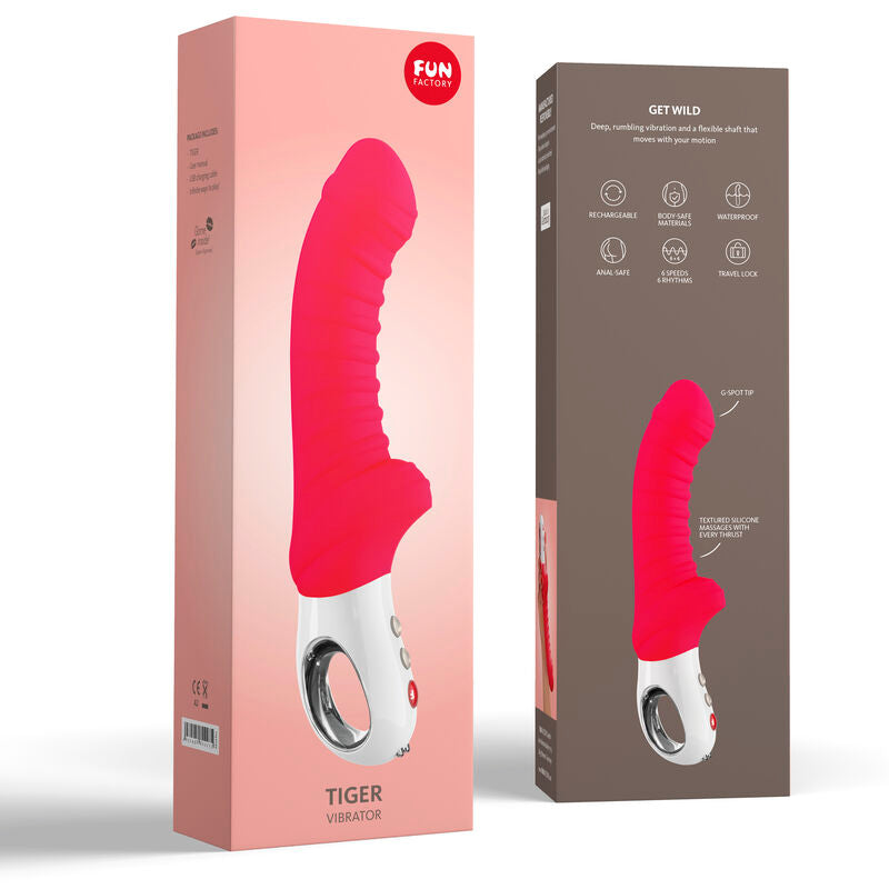 FUN FACTORY - TIGER G5 VIBRADOR INDIA RED