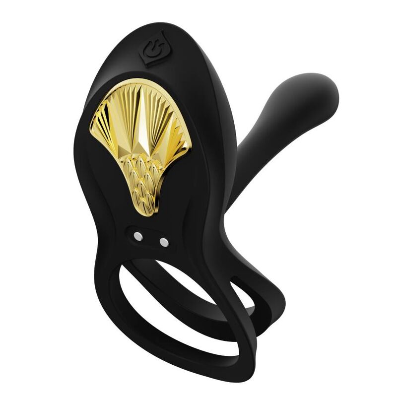 ZALO - BAYEK ANILLO VIBRADOR CONTROL REMOTO PAREJAS NEGRO