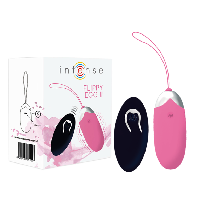 INTENSE - FLIPPY II HUEVO RECARGABLE REMOTO ROSA