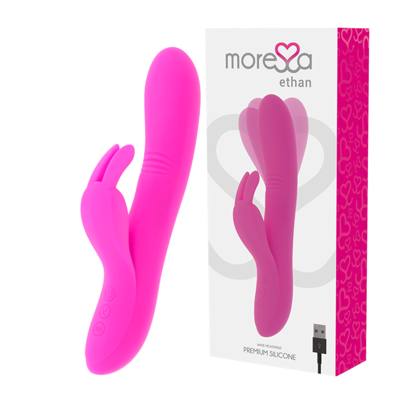 MORESSA - ETHAN EFECTO WAVE MAS POTENTE VIBRACION PREMIUM SILICONE RECARGABLE