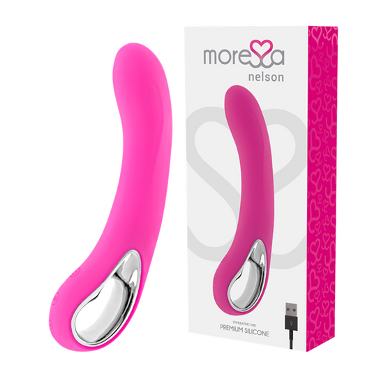 MORESSA - NELSON MASAJEADOR PUNTO G PREMIUM SILICONE RECARGABLE