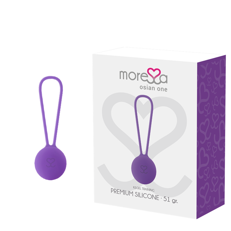 MORESSA - OSIAN ONE ENTRENAMIENTO SUELO PELVICO 51gr PREMIUM SILICONA LILA