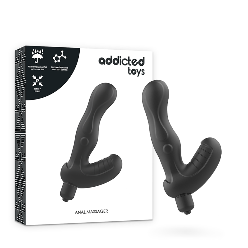 ADDICTED TOYS - ESTIMULADOR ANAL PROSTATA SILICONA P-SPOT VIBE