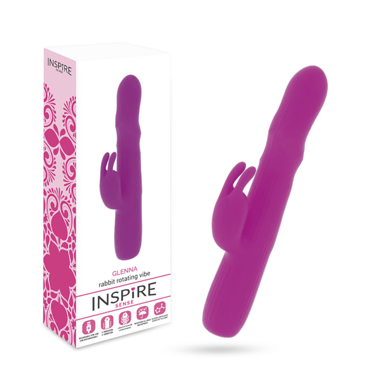 INSPIRE SENSE - GLENNA VIBRATOR RABBIT ROTADOR LILA