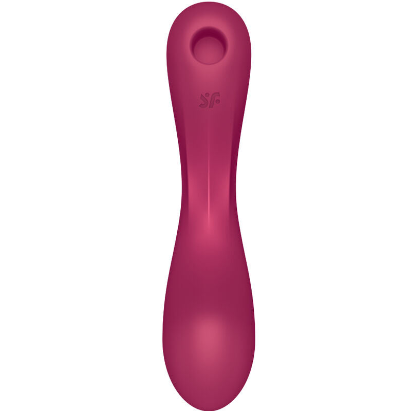 SATISFYER - CURVE TRINITY 1 AIR PULSE VIBRATION ROJO