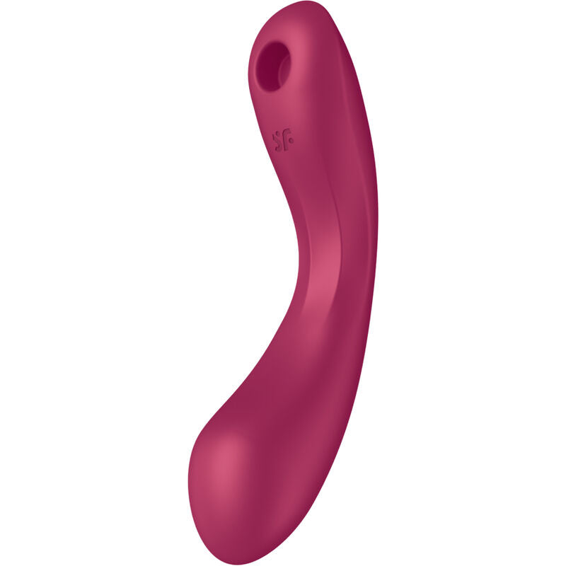 SATISFYER - CURVE TRINITY 1 AIR PULSE VIBRATION ROJO