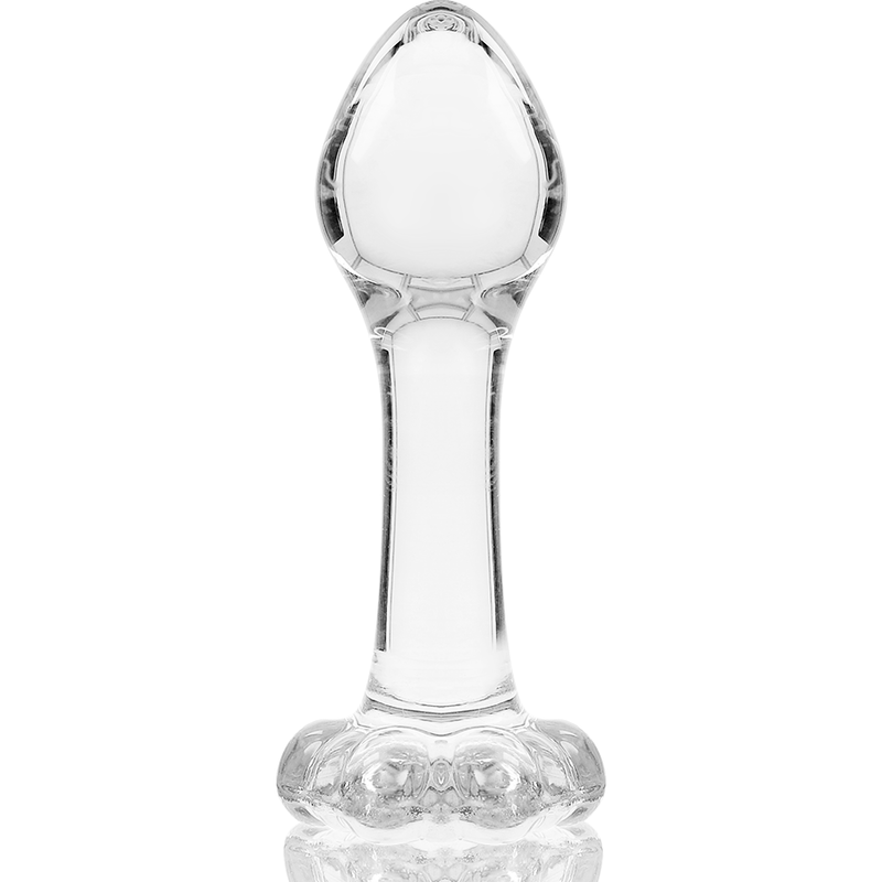 NEBULA SERIES BY IBIZA - MODELO 2 PLUG CRISTAL BOROSILICATO TRANSPARENTE 11 CM -O- 3.5 CM