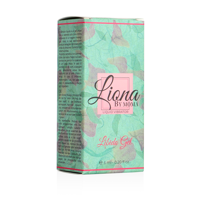 LIONA BY MOMA - VIBRADOR LIQUIDO LIBIDO GEL 6 ML