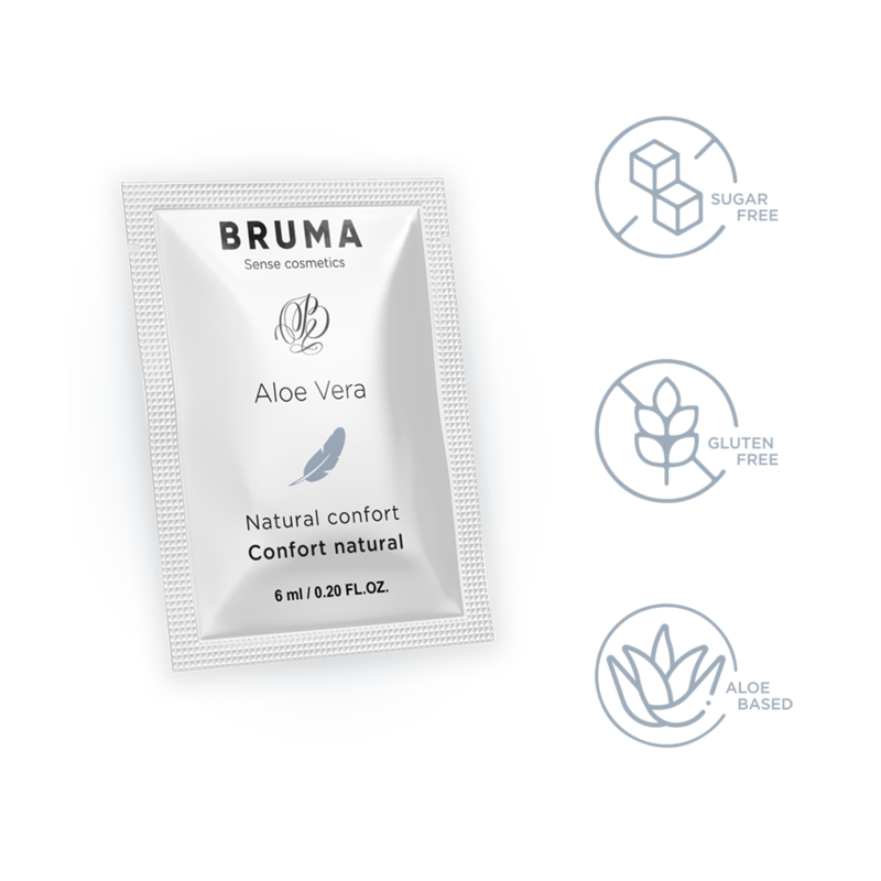 BRUMA - GEL DESLIZANTE CON ALOE VERA CONFORT NATURAL 6 ML