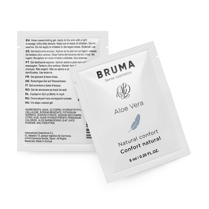 BRUMA - GEL DESLIZANTE CON ALOE VERA CONFORT NATURAL 6 ML