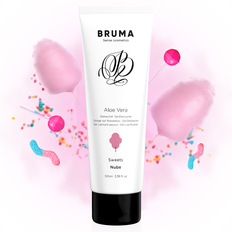 BRUMA - GEL DESLIZANTE CON ALOE VERA SABOR A NUBE 100 ML