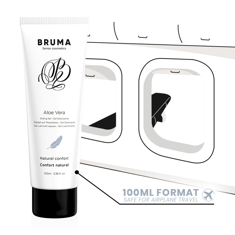 BRUMA - GEL DESLIZANTE CON ALOE VERA CONFORT NATURAL 100 ML