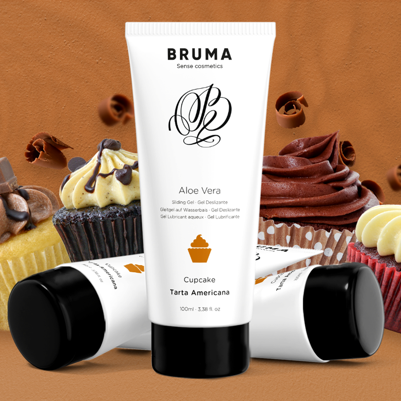 BRUMA - GEL DESLIZANTE CON ALOE VERA SABOR A TARTA AMERICANA 100 ML